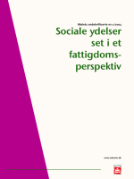 Billede af forsiden af rapporten: grøn skrift på hvid baggrund, lilla/pink grafik til venstre