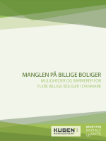 Billede af forsiden på rapporten: Mørkegrøn tekst på lysegrøn baggrund