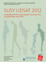 Billede af forsiden af rapporten: grønlike silhouetter på lysegrøn baggrund og rød tekst
